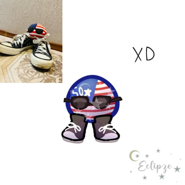 Estados unidos con zapatos