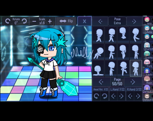 New pose in gacha club