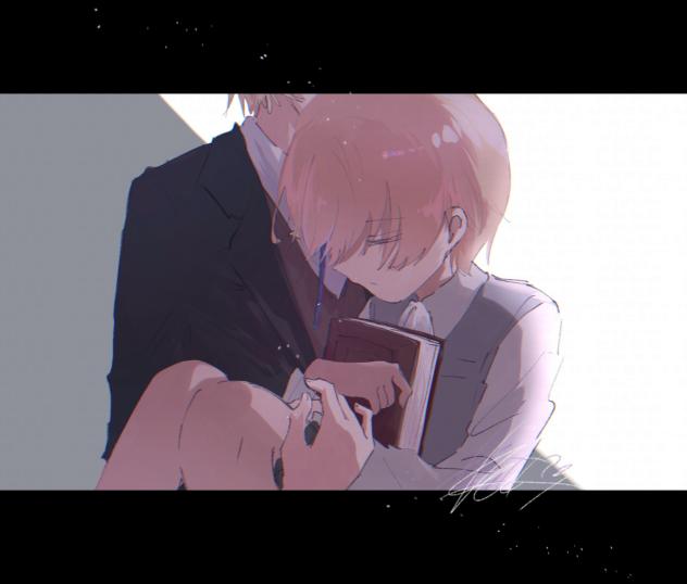 幼フェリと従者