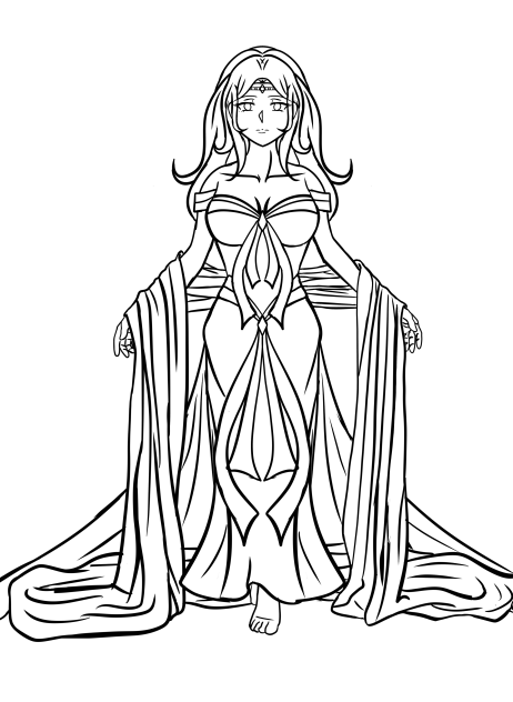 Mother Nature uncolored