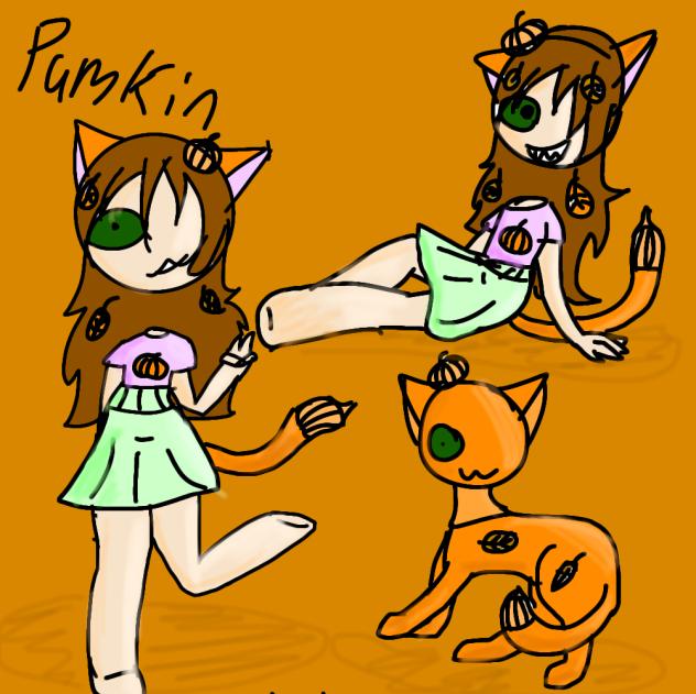 My character pumpkin