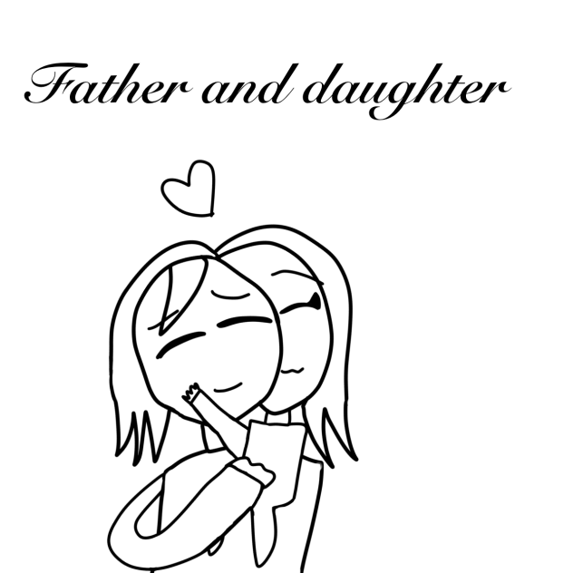 Father and daughter