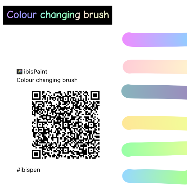 Colour changing brush ibisPaint
