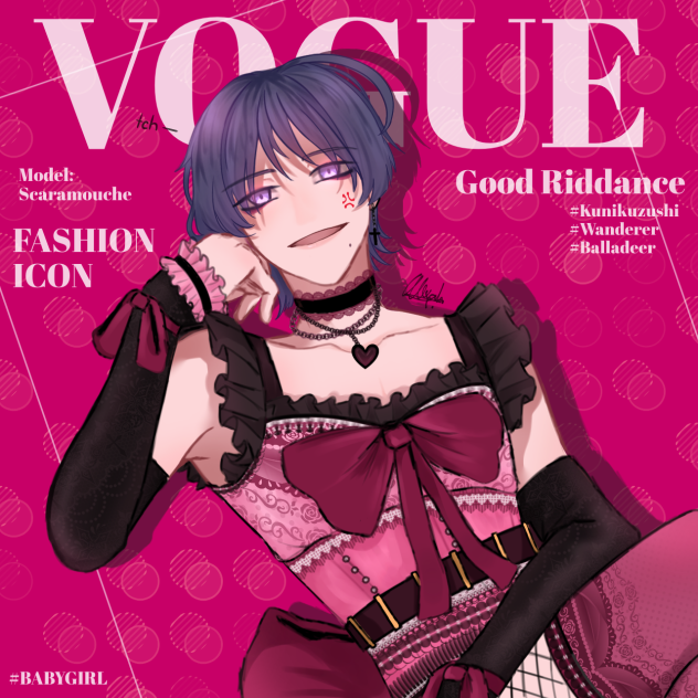 Pink Punk Scara (fanart)
