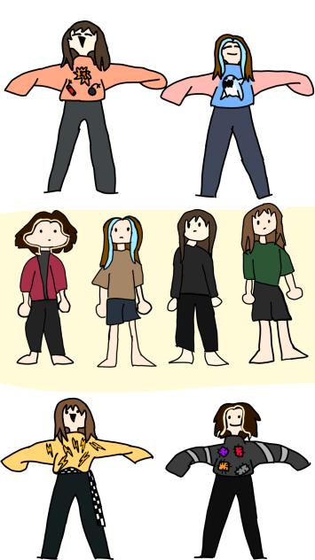 Matching(sort of) Sweaters