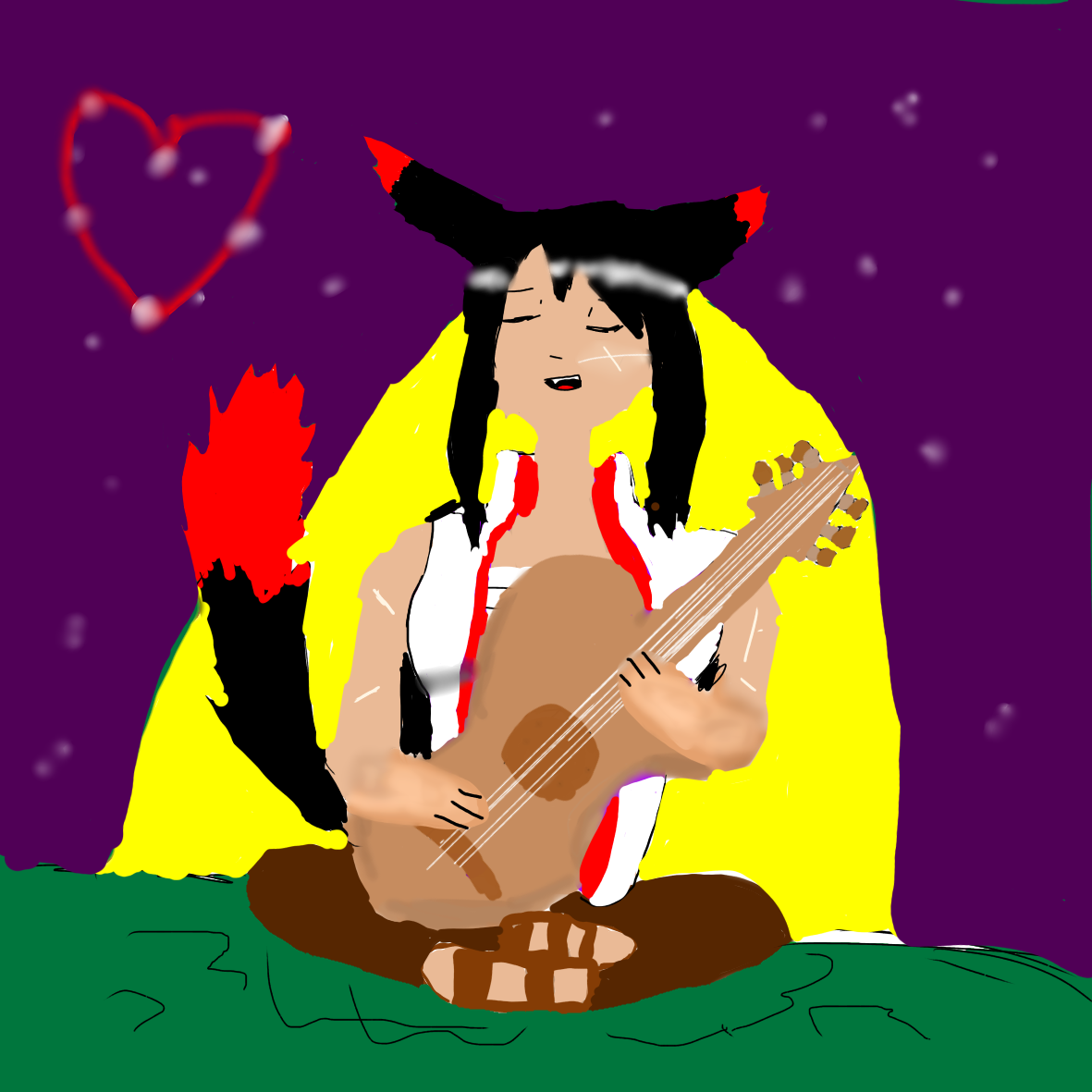 fem Aron from starlight singing - ibisPaint