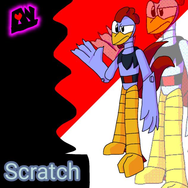 Scratch the robo-rooster