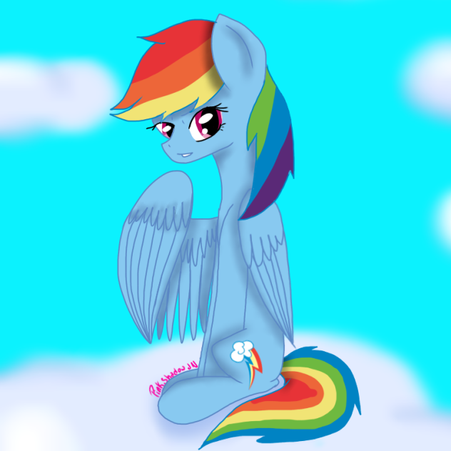 [speedpaint] Rainbow Dash (mlp)(request)