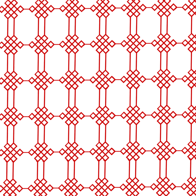 Material - Motif Ornament Red color 01