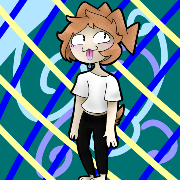 my doggo chara as a human