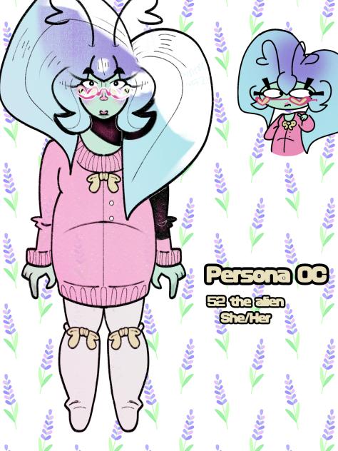 52 my alien persona oc!