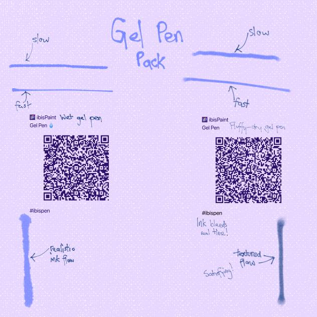 Realistic Gel Pens
