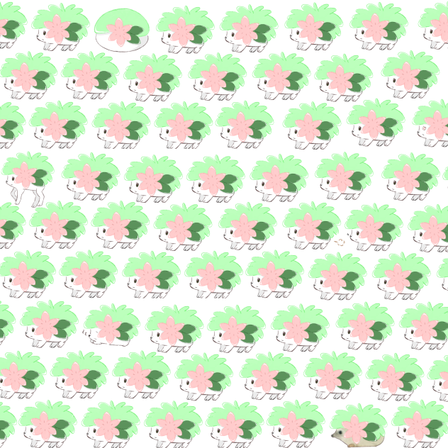 シェイミづくし。