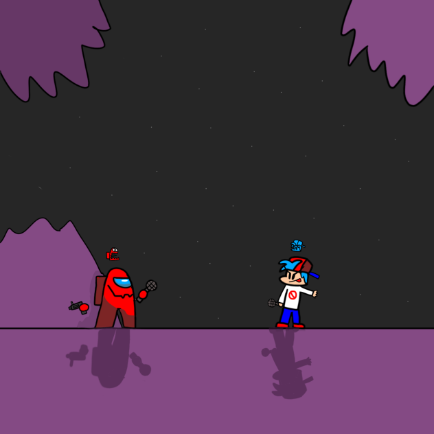 Among Us X Fnf Ibispaint