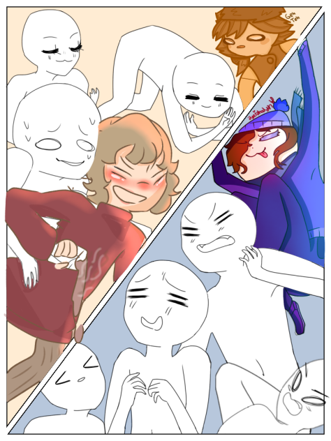 Warm colours Vs Cold colours collab