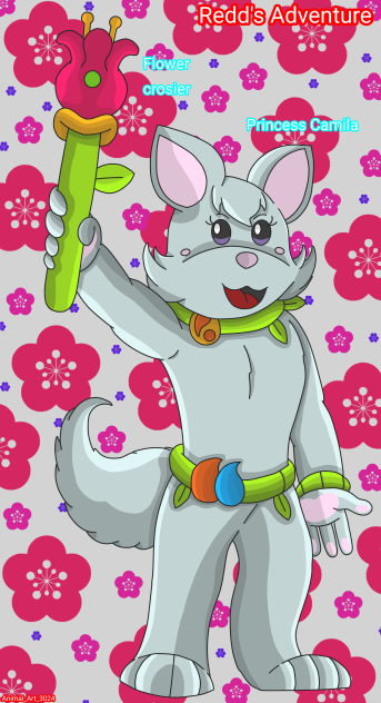 Princess Camila from the spring kingdom