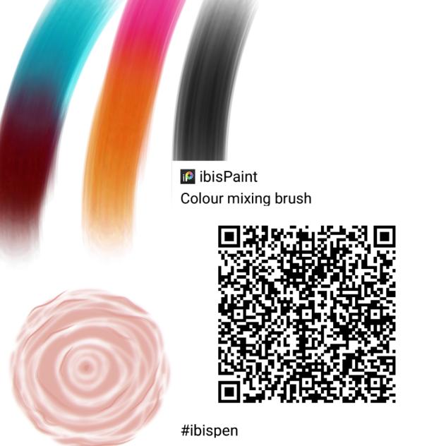 Color mixing brush