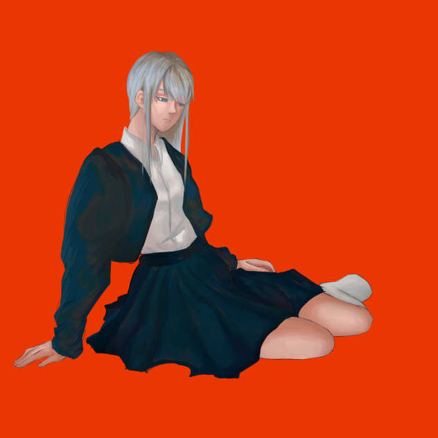 少女。