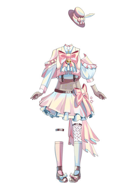 Concert idol costume pink