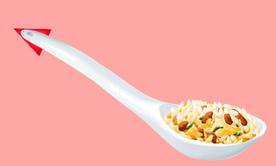 マウスポインタにも出来るレンゲチャーハン