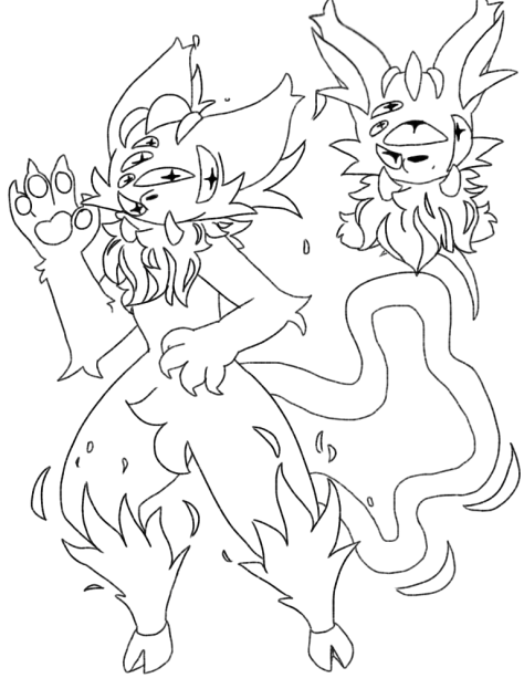 CharPaw DTIYS Lineart