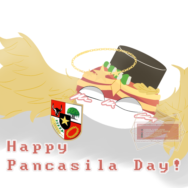 happy pancasila day! for Indonesia^^