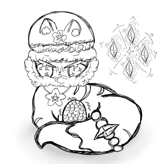 My OC and a magic beast