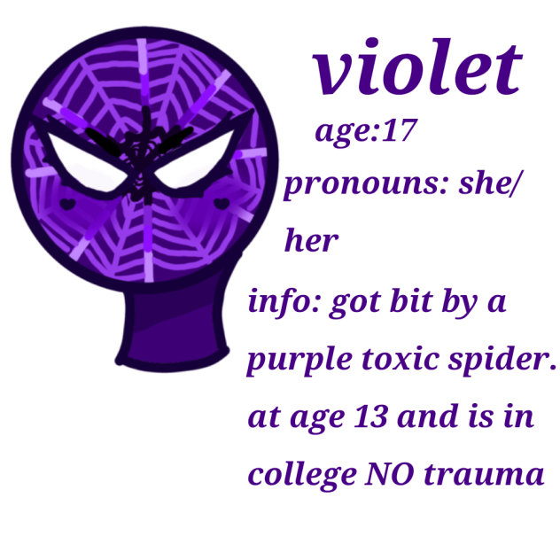 my spider man or girl oc