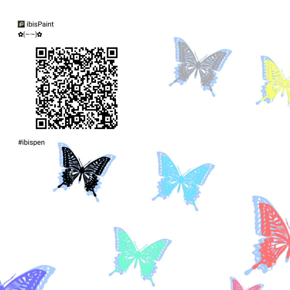 shadow butterfly ibisPaint