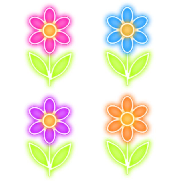 Flower neon signs2