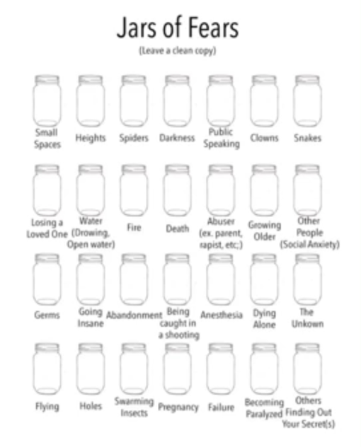 Jar If Fears (Blank)