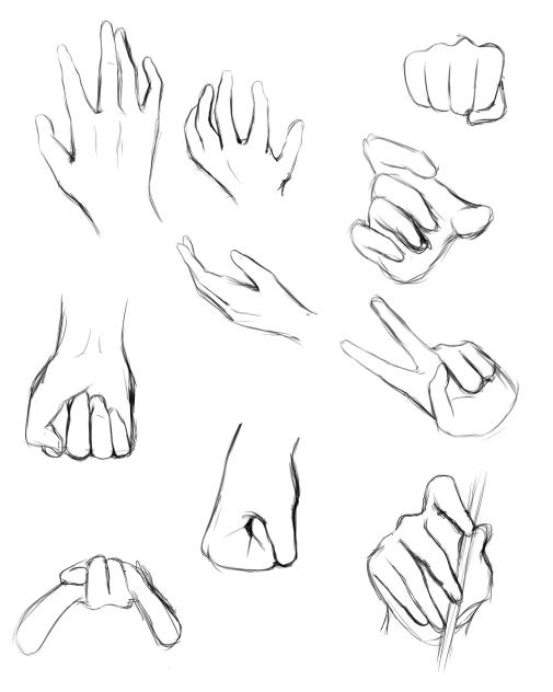 hand page