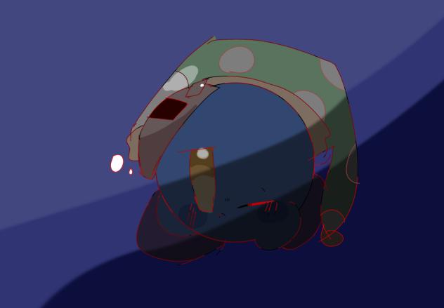 メタナイト久しぶりに描いてみた！(仮面なし