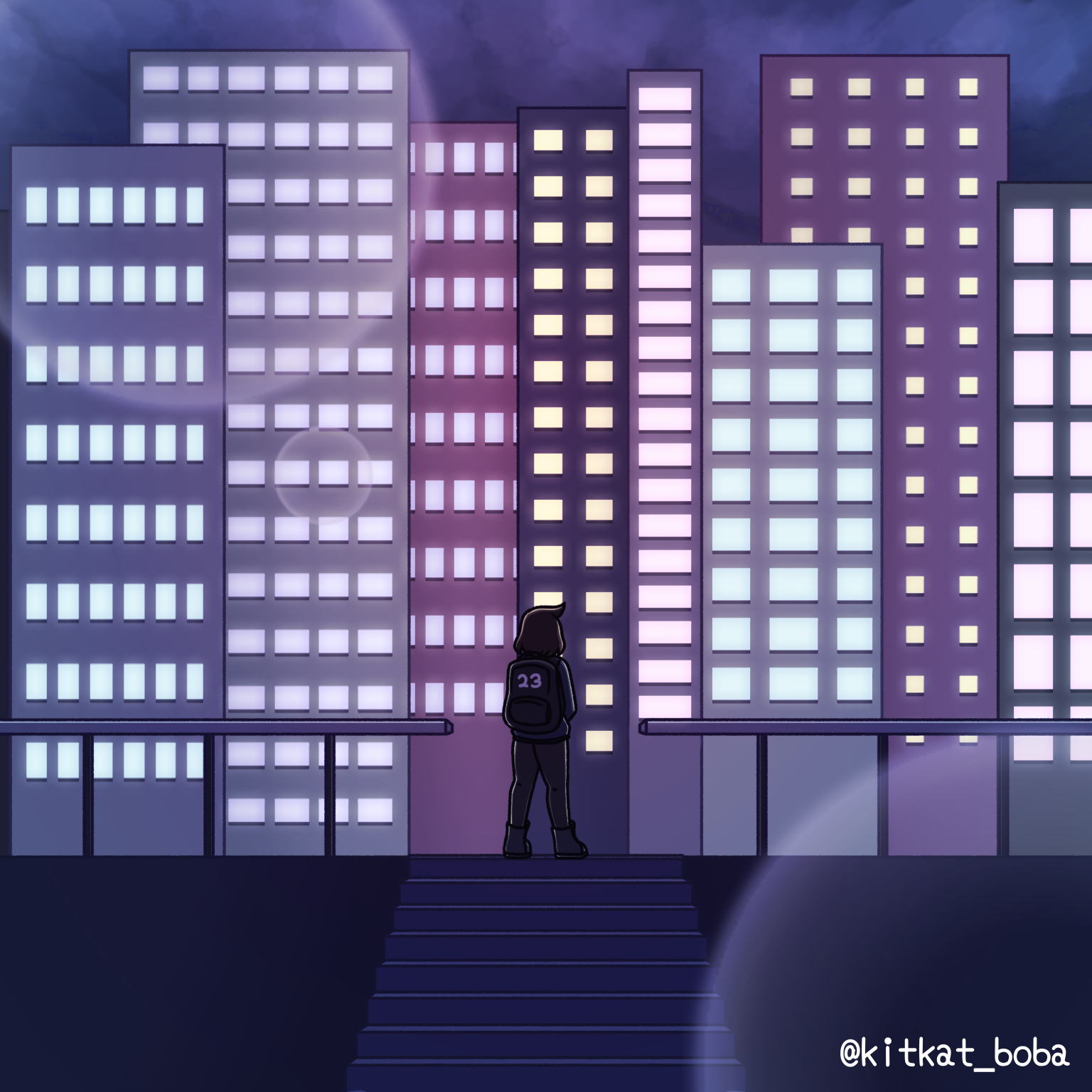 In The City (Color) - ibisPaint