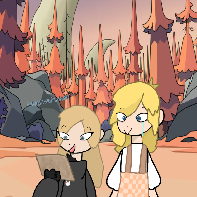 if me and muh bestie were in owl house