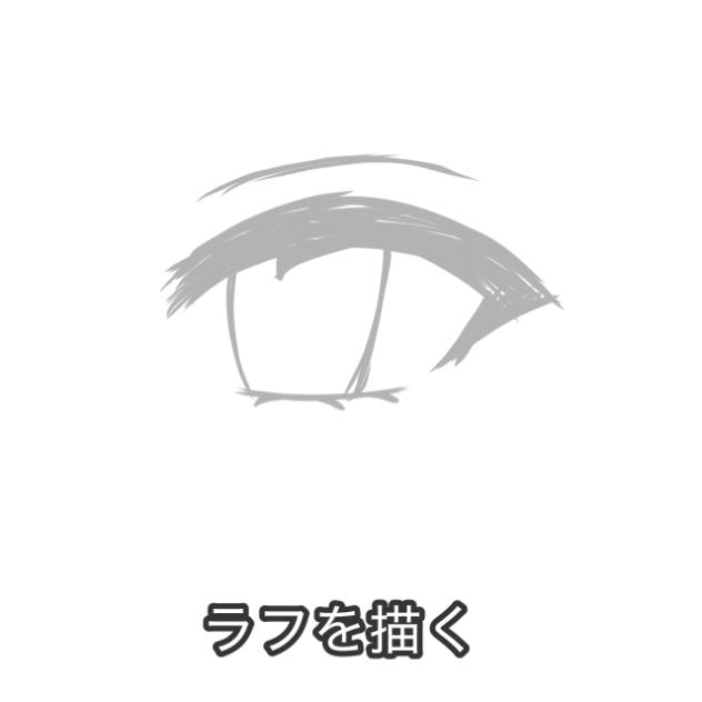 自己流　目の書き方