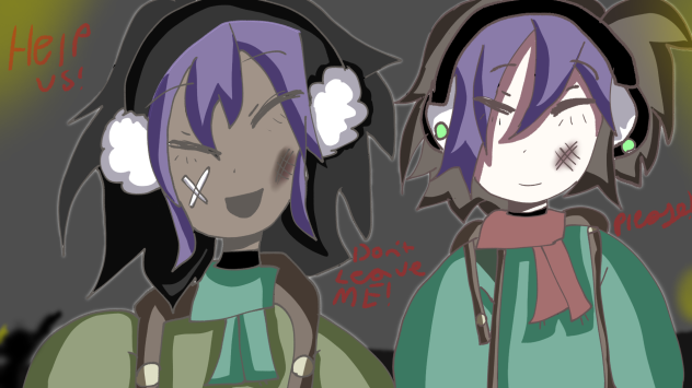 - Two best friends - - before tragedy-