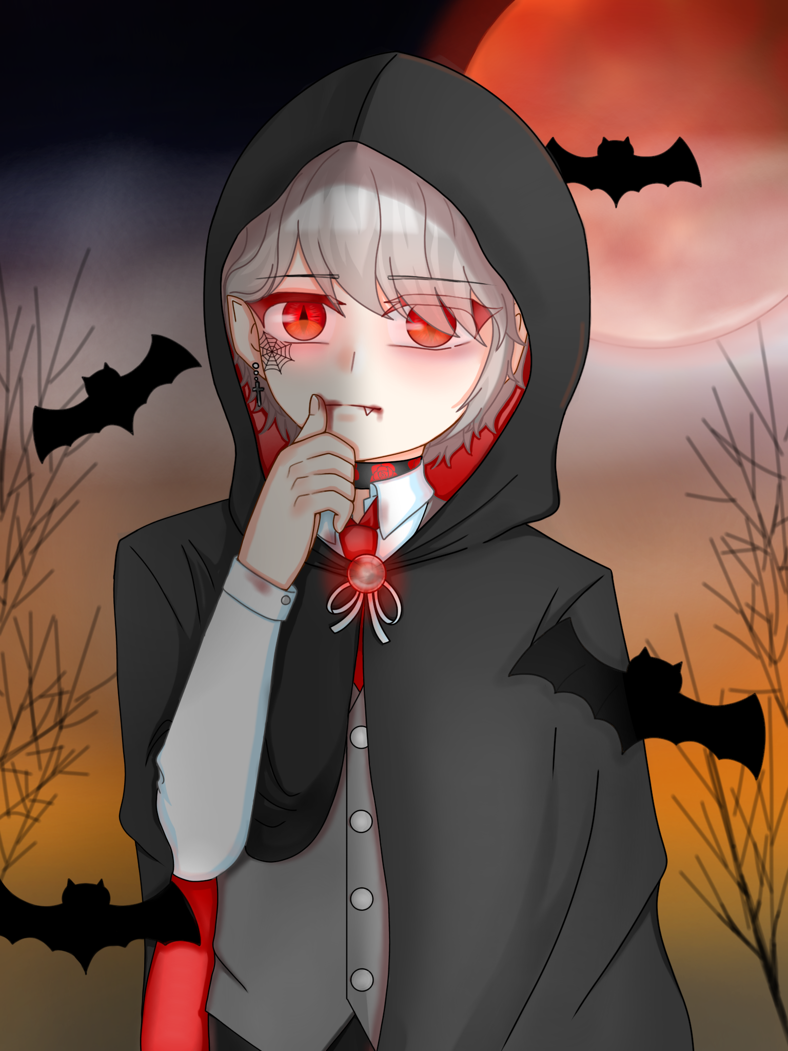 ハロウィン、吸血鬼🧛‍♂️ - ibisPaint