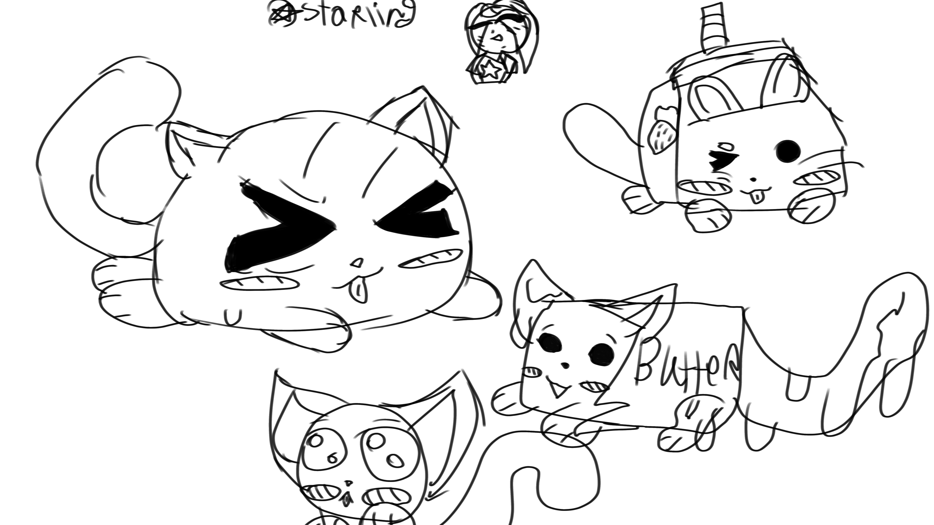 Random kats - ibisPaint