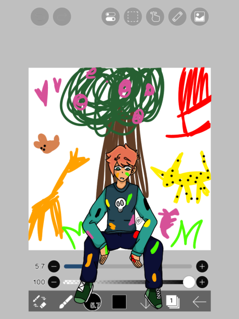 Kayleigh's character drawing lol