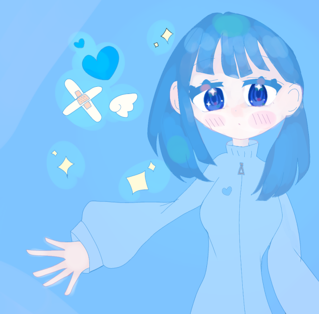 🟦青໒꒱✨