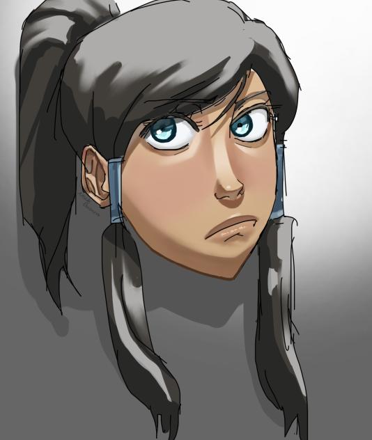 More color study (but Korra’s head)