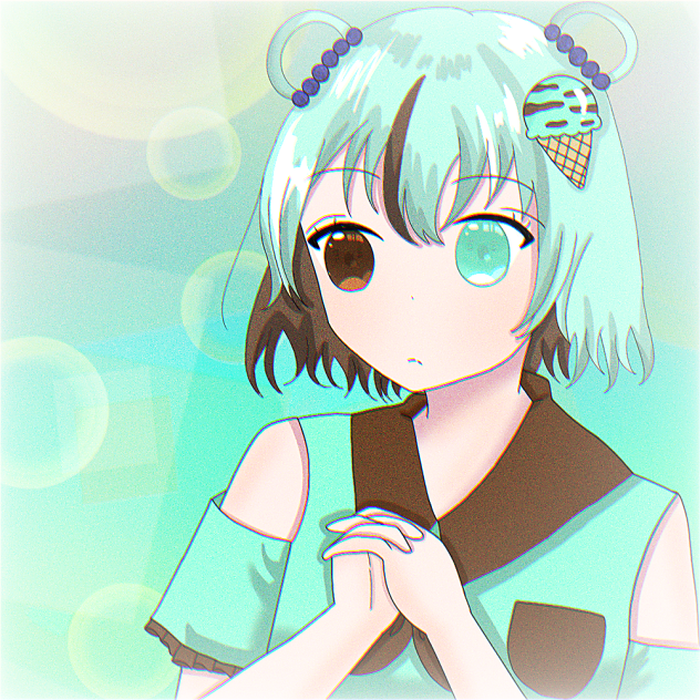 チョコミントアイス🍨擬人化