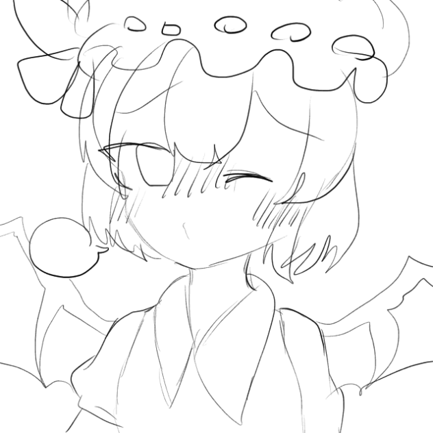 ちゅってしてるレミリア