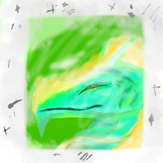 Dragon in a frame