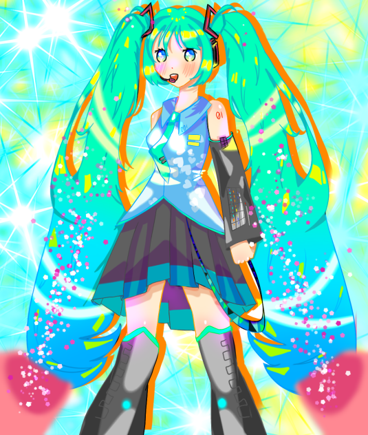 Fan art of Hatsune Miku