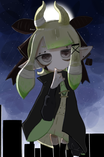 月の逆光