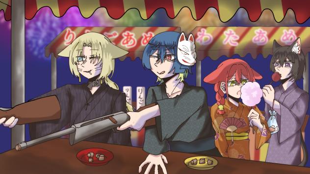 合作！（ミソカン線画）