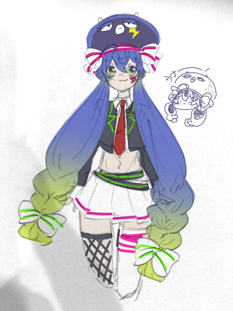 ウナ落書き
