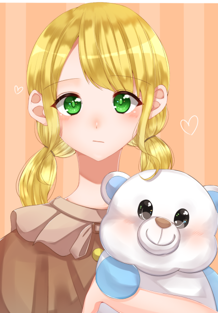 ぬいぐるみと女の子